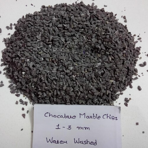 Chocolate brown crushed marble chips for Wall cladding and Terrazzo flooring EPOXY CAR PARKING used in bulk quantity