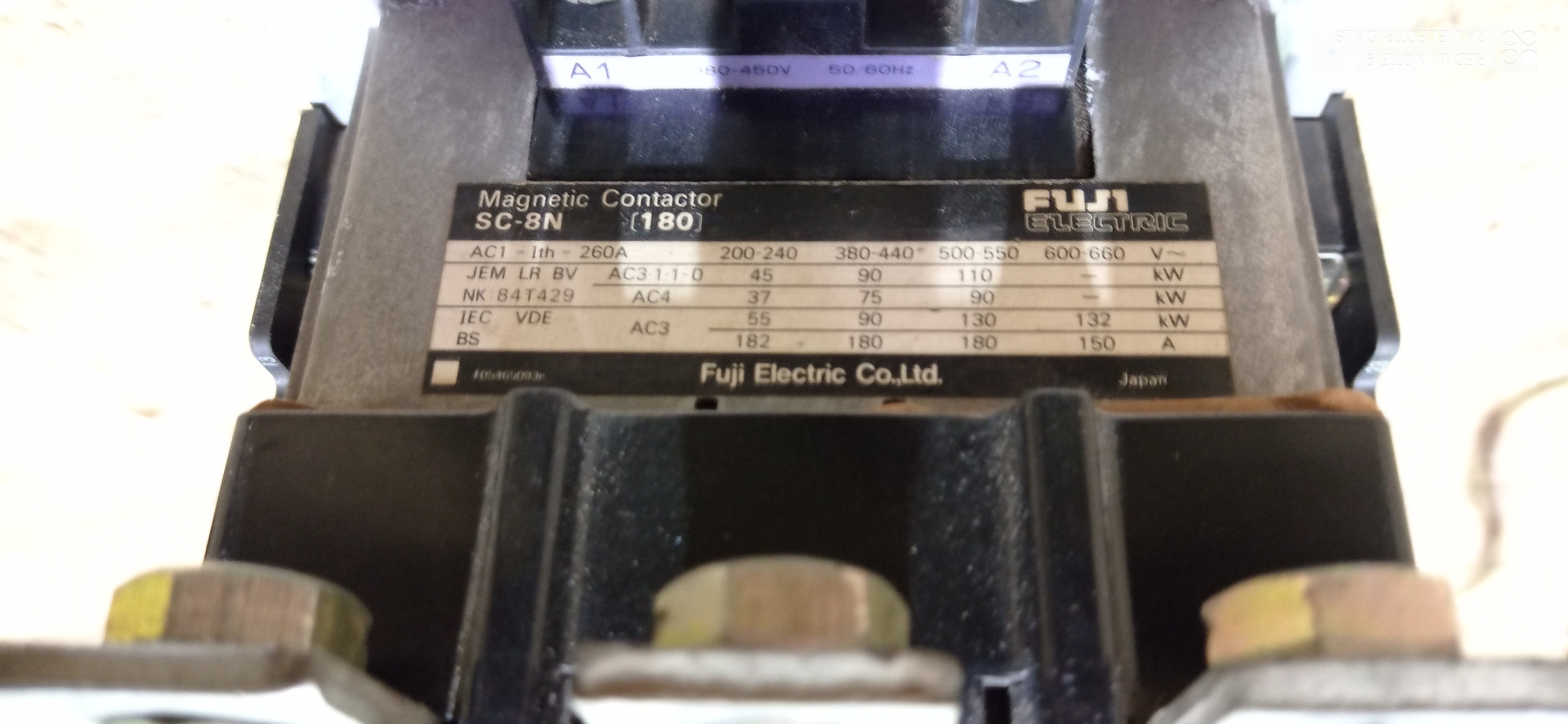 FUJI SC-8N (180) CONTACTOR
