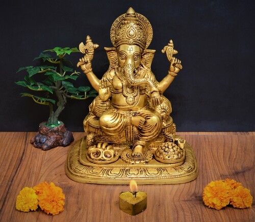 SITTING FRUIT GANESH JI