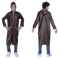 02B - Kids Crystal Plain PVC Raincoat