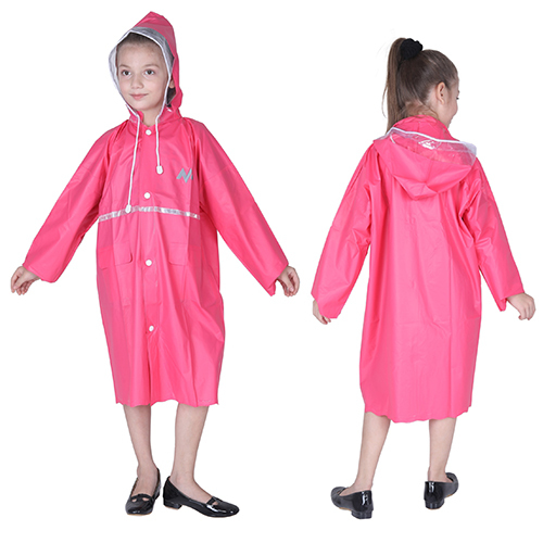07G Kids Crystal Trans PVC Raincoat