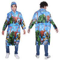 10K Kids Supreme Print PVC Raincoat (Pleat)