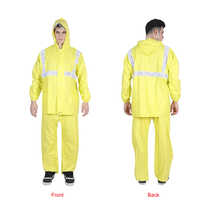 58A Marine Radium Yellow PVC Rain suit