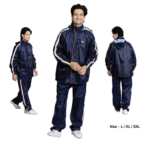 77A Sports Dc Taping Rain Suit - Color: Black