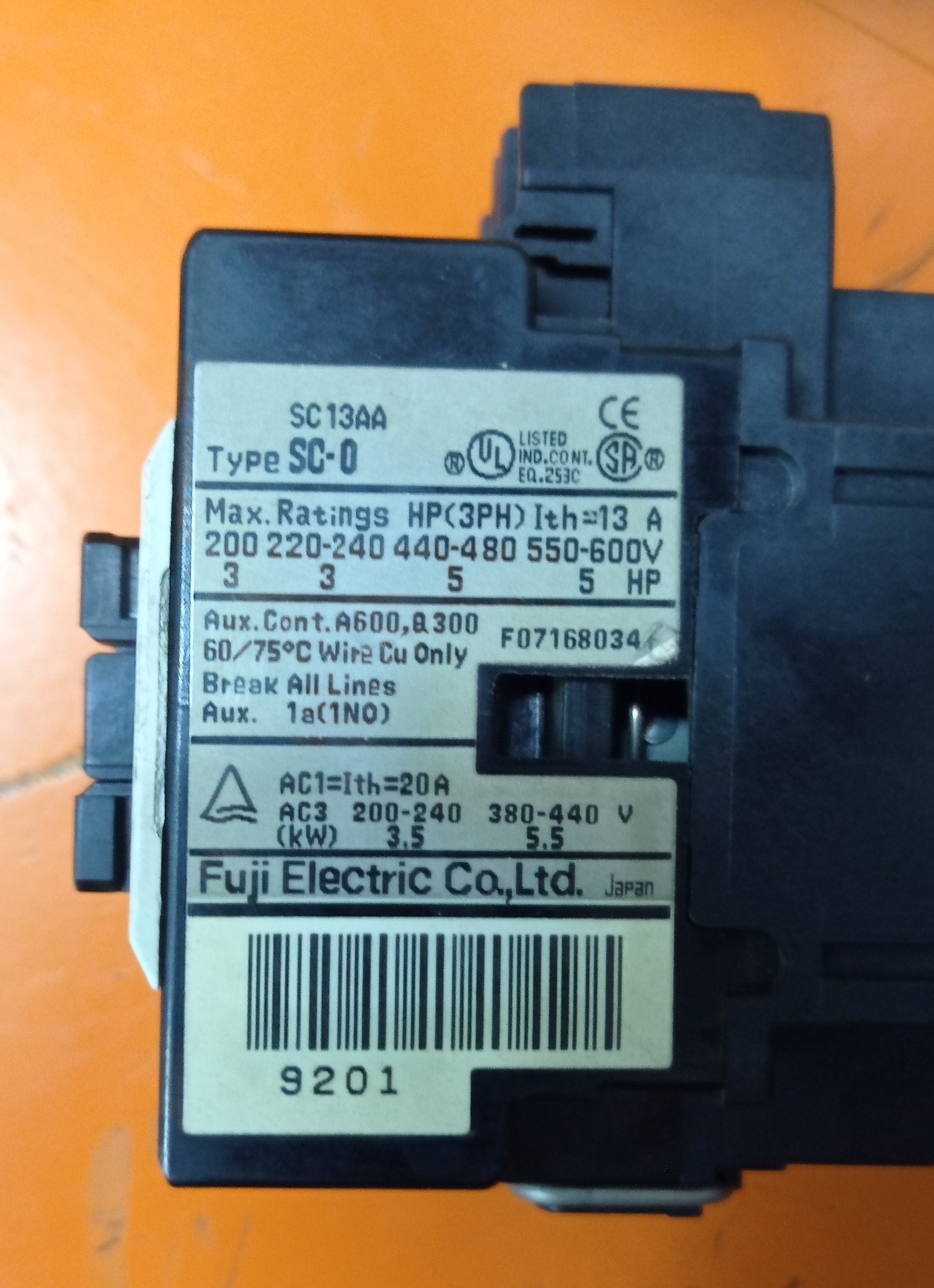 FUJI SC-0 (13) CONTACTOR