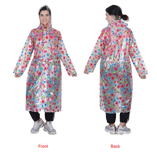 14F Fantasy Print PVC Raincoat ( Zip )