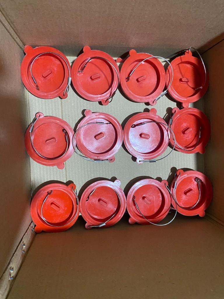 Silicone Inspection Plugs with Lanyard