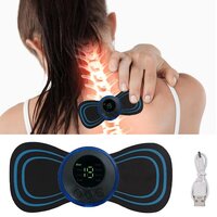 Rechargeable Full Body Massager for Pain Relief butterfly mini massager ems massager neck massager for cervical pain mini massager For Shoulder Arms Legs