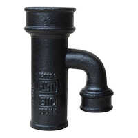 Grey Cast Iron Pipe Fittings - Black Bitumen Painted, Welding Connection, Warranty Included