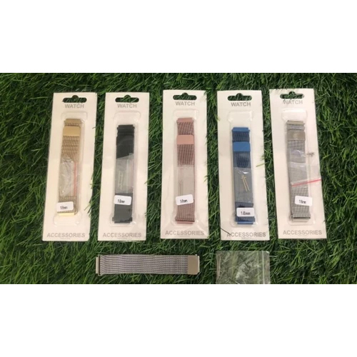 18 Mm Metal Strap Color Of Band: Multicolor