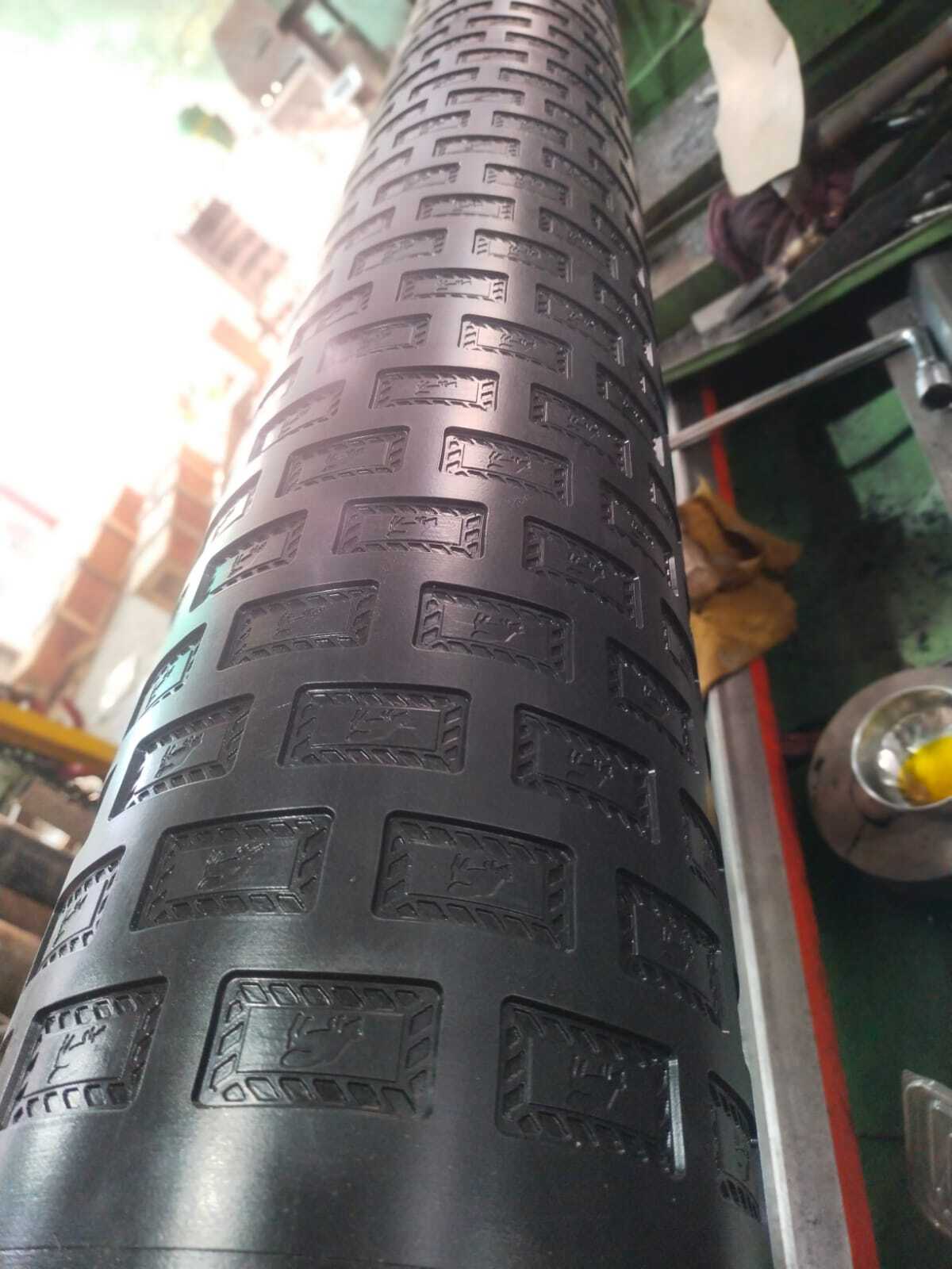 Gun Metal Engraved Die Roller