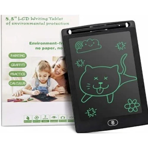 Black 8.5 Inch Screen Writing Tablet