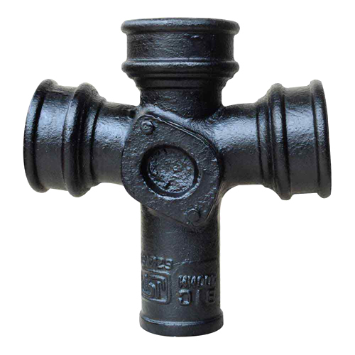 Grey Cast Iron Pipe Tee