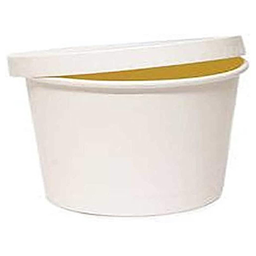 Disposable Paper Container with Lid