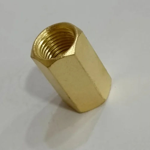 Golden Brass Hex Long Nut