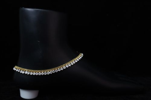 SILVER PLATING  FANCY ANKLET 1