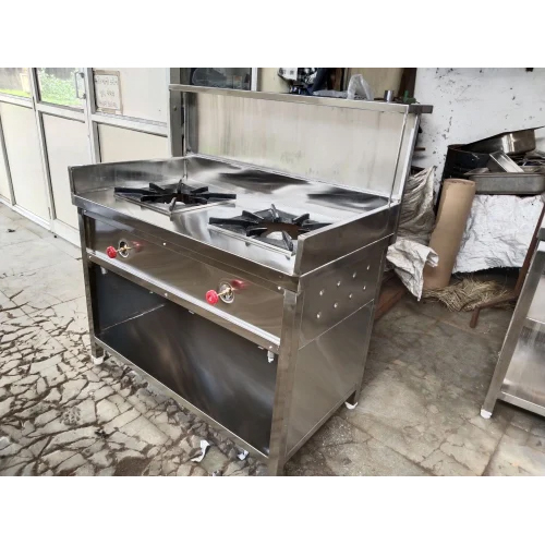 Ss Two Burner Commercial Gas Stove