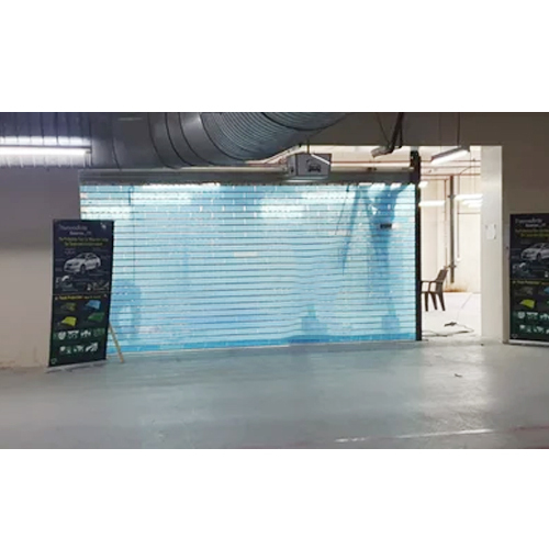 Industrial Motorised Polycarbonate Rolling Shutter - Material: Aluminum