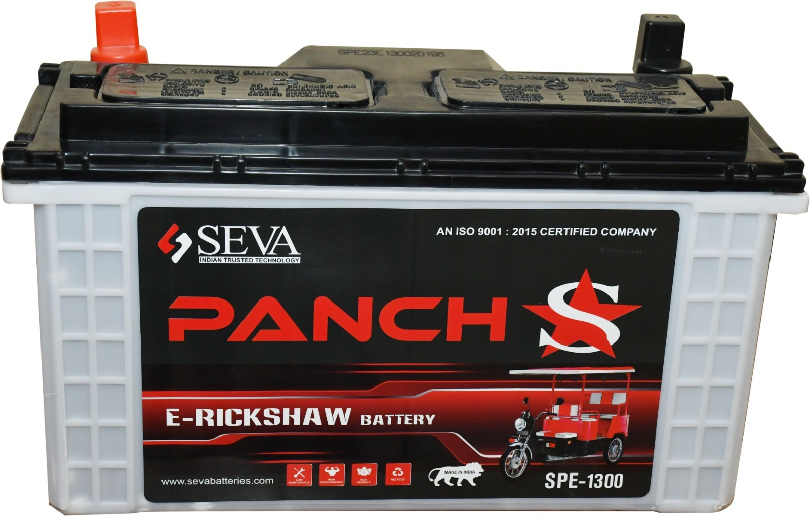 ERF120 E-Rickshaw Battery