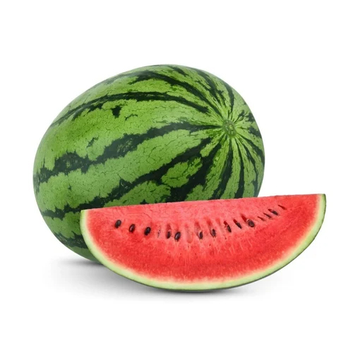Fresh Organic Watermelon - Whole Juicy Fruit | Hydrating Sweetness, Natural Shape, Fresh Variety