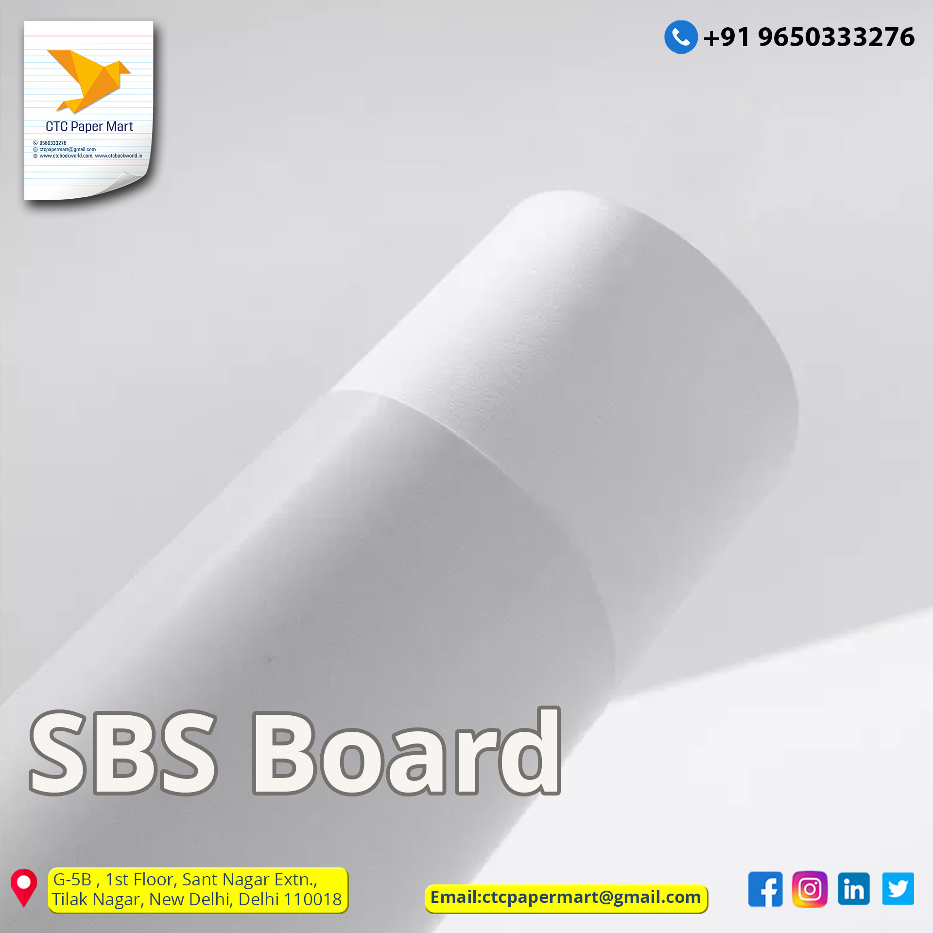 SBS Paper Board