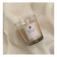 Votive Taper Scented Wax Glass Jar Candle Ivory Color