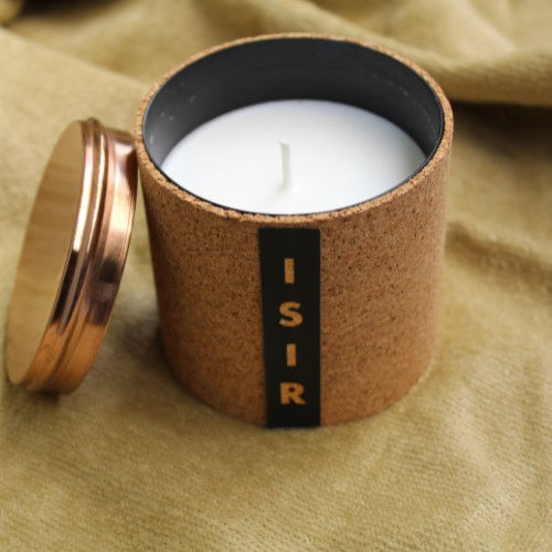 ISIR Grapefruit And Bergamont Scented Natural Wax Metal Jar Candle