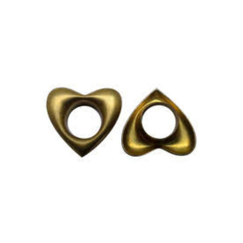 Heart Shape Brass Eyelet