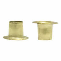 600 No Brass Eyelets - Iron And Brass, Round Shape, Polished Surface Finish | Golden Color, Plain Pattern, Different Sized Options
