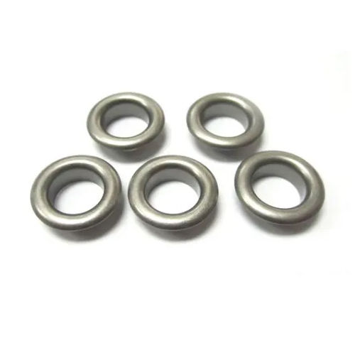 Silver Brass Metal Round Eyelet