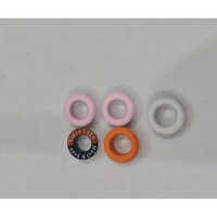 Garment Metal Eyelets - Iron And Brass, Round Shape, Polished Finish, Multicolor Variants 