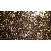 Industrial Eyelet Rivet - Iron And Brass, Round Shape, Polished Surface Finish, Different Sizes Available, Brown Color For Apparel Industry