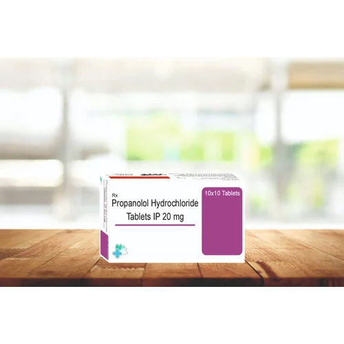 Tablets Propranolol Hydrochloride Ip 20Mg