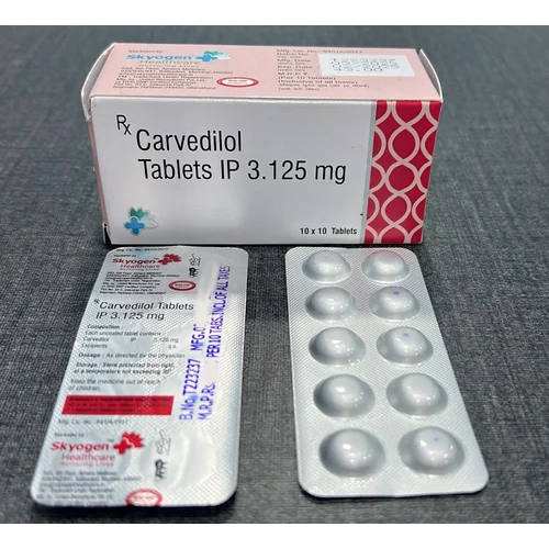 Carvedilol Tablets I.p. 3.125mg