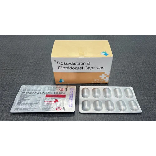 Rosuvastatin 10Mg And Clopidogrel 75Mg Capsules