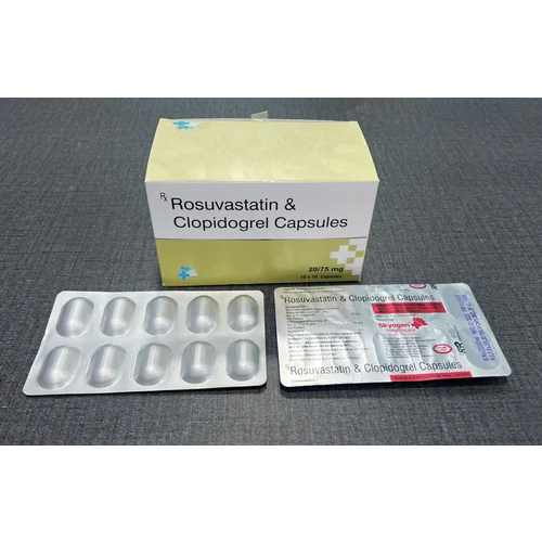 Rosuvastatin 20Mg And Clopidogrel 75Mg Capsules