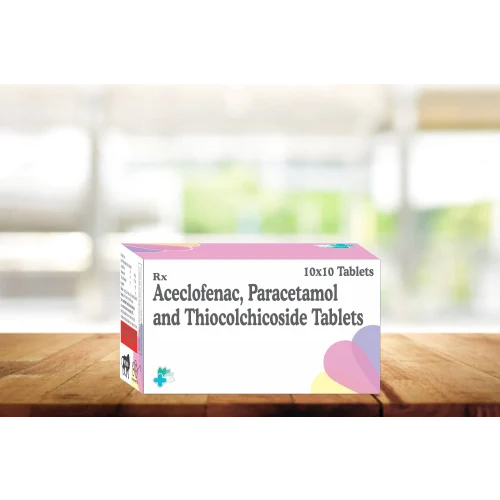 Aceclofenac 50mg Paracetamol 325mg And Thiocolchicoside 4mg