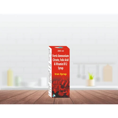 Ferric Ammonium Citrate Folic Acid And Vitamin B12 Syrup