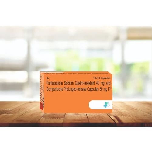 PANTOPRAZOLE SODIUM 40MG GASTRO-RESISTANT And DOMPERIDONE 30MG (PR)