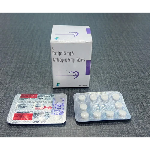 Ramipril 5Mg And Amlodipine 5Mg Tablets