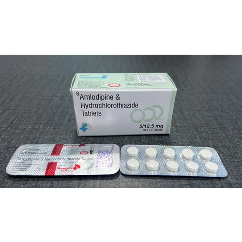 Amlodipine 5Mg And Hydrochlorothiazide 12.5Mg Tablets