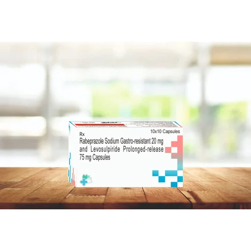 RABEPRAZOLE SODIUM 20MG GASTRO-RESISTANT AND LEVOSULPIRIDE 75MG (PR)