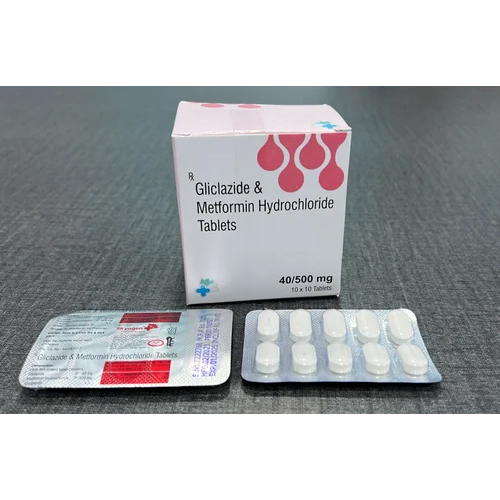 Gliclazide 40Mg And Metformin 500Mg Tablets