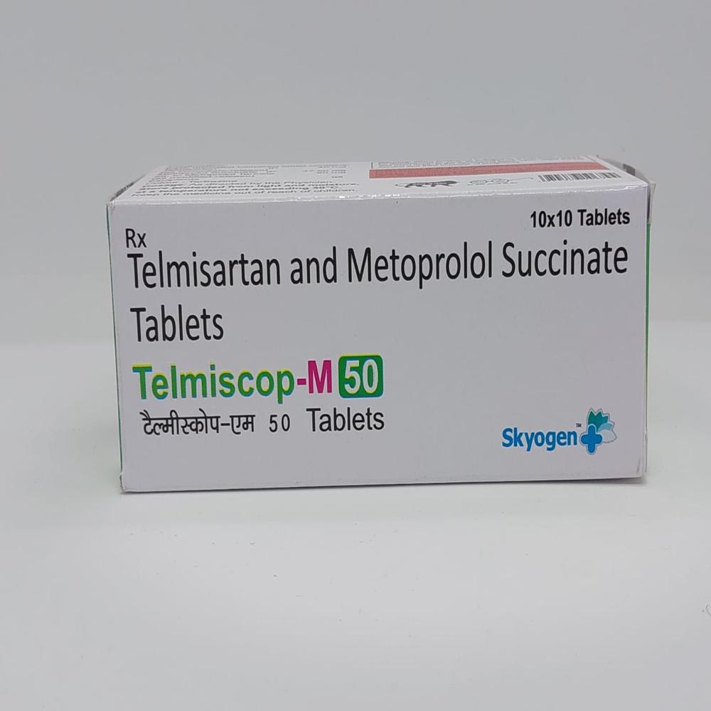Telmisartan 40Mg And Metoprolol Succinate 50Mg (ER) Tablets