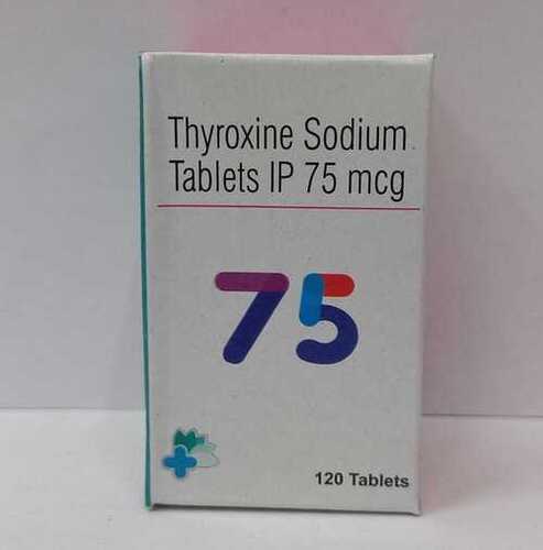 Thyroxine Sodium Tablets I P 75 Mcg Keep In A Cool & Dry Place