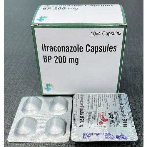 Itraconazole Capsules Bp 200Mg Keep In A Cool & Dry Place