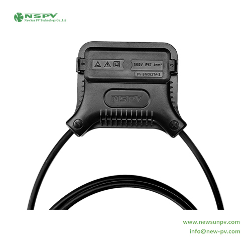 4 Rail Junction Box With Certificate IP68 Waterproof Solar Panel Junction Box With Diode 1500VDC  J Box Solar