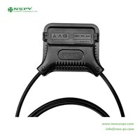 4 Rail Junction Box With Certificate IP68 Waterproof Solar Panel Junction Box With Diode 1500VDC  J Box Solar