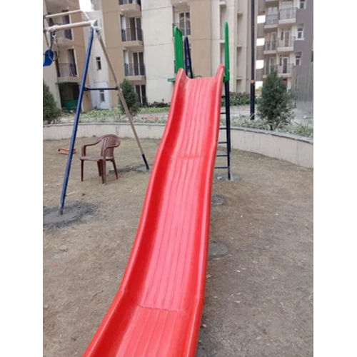 Outdoor Playground Frp Wave Slide