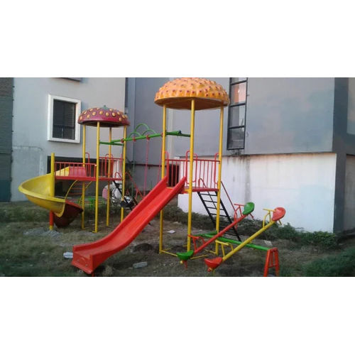 Outdoor Playground Iron Angle Multiaction Play System